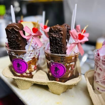 Fresas con gansito